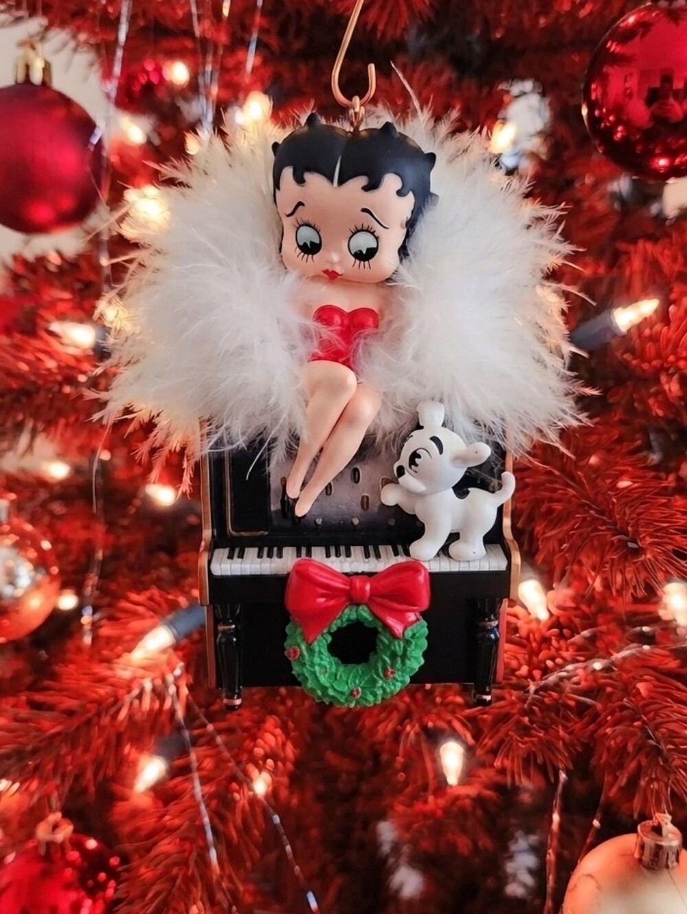 Betty Boop Ornament With Voice Sound